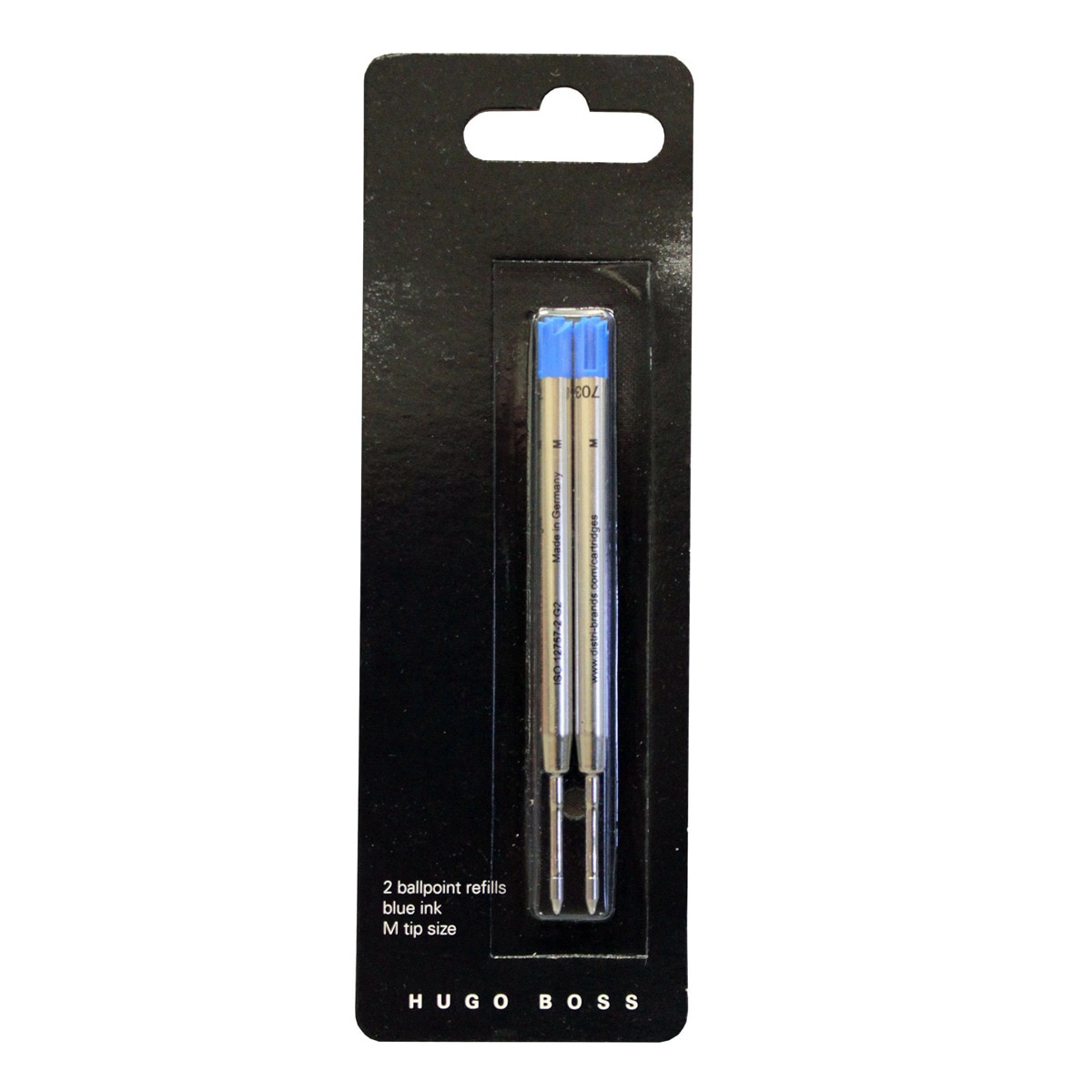 Pack de 2 recargas de caneta esferográfica azul Azul-1