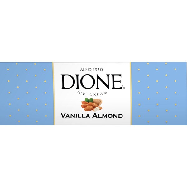 Dione Gelado de Baunilha e Amêndoas embalagem 120 ml