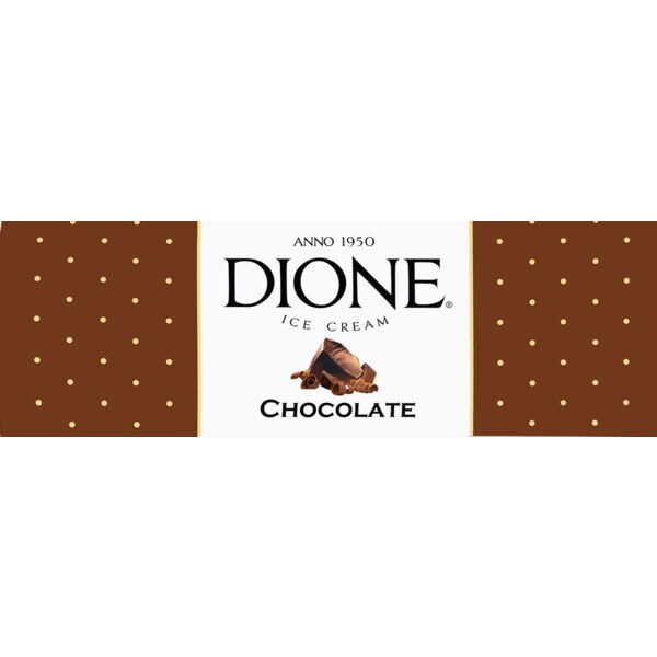 Dione Gelado de Chocolate embalagem 120 ml