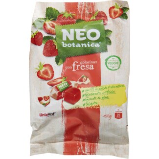Neo Botanica Gomas de Morango Veggie embalagem 150 g