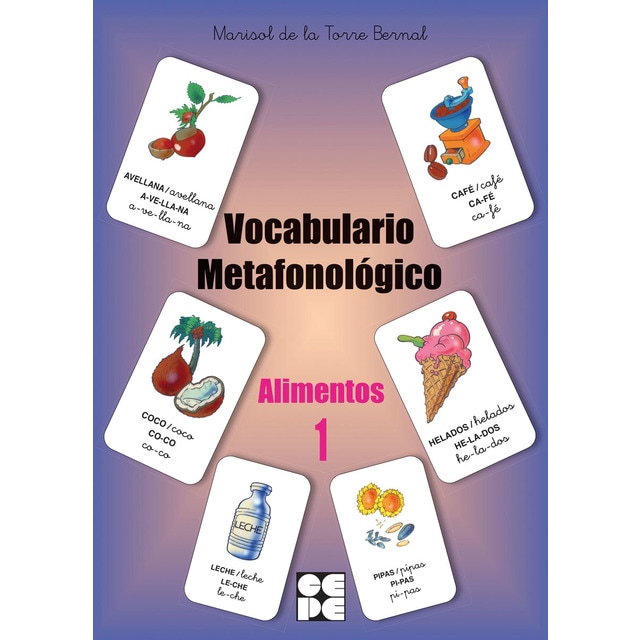 Imagem 0 de Vocabulario Metafonológico - Alimentos 1