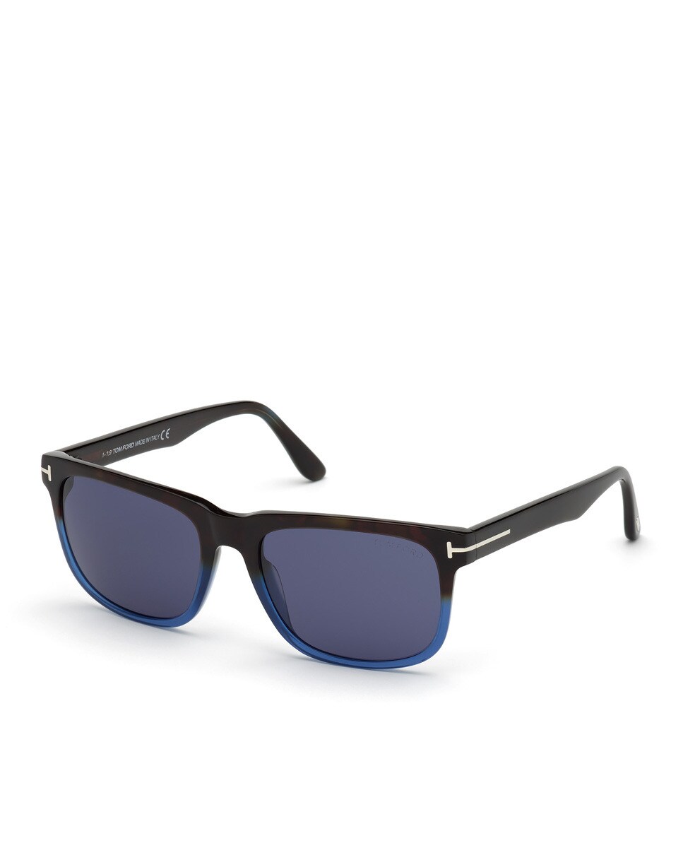 Tom Ford - Gafas De Sol De Hombre Rectangulares De Acetato Havana Degradado