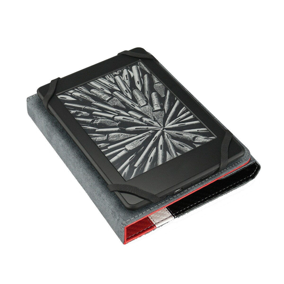 Funda universal Subblim para Ereader 15,24 cm (6") Negro / Rojo-4