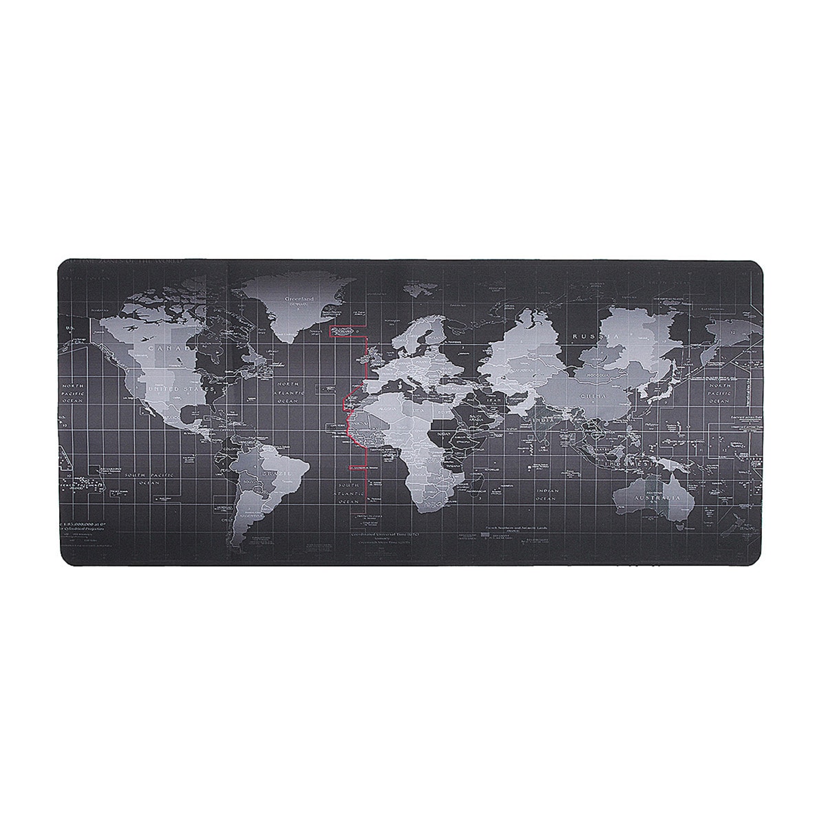 Alfombrilla para ratón Subblim World XL Negro / Gris-1