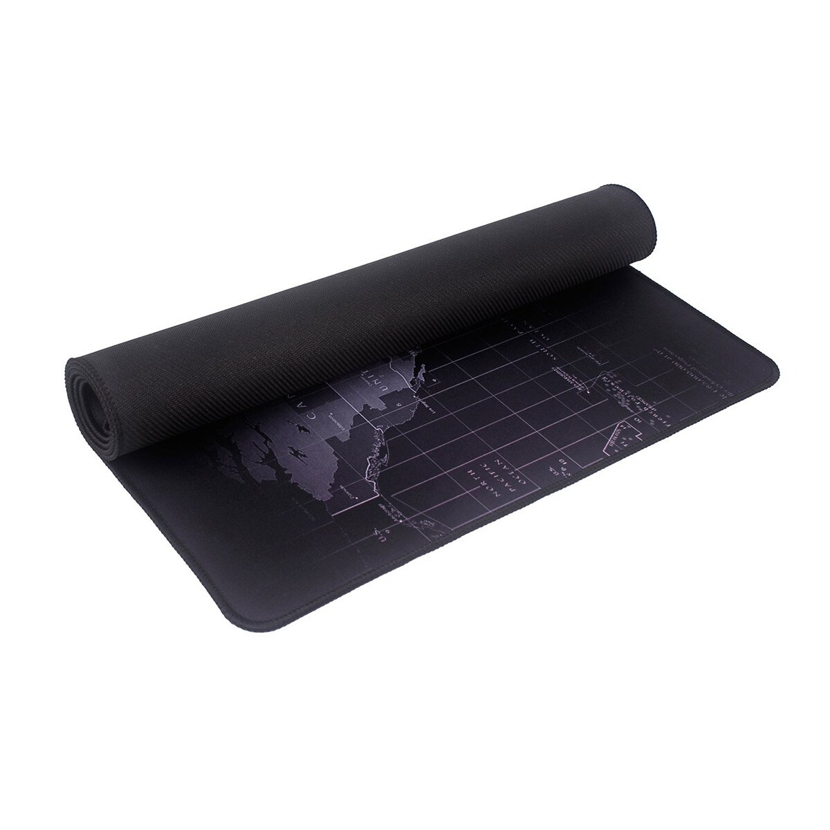 Alfombrilla para ratón Subblim World XL Negro / Gris-2