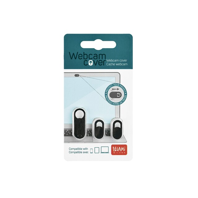 Imagem 0 de Conjunto de 3 capas de cobertura de Webcam