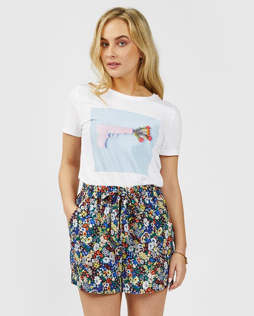 Bermudas fluidas mujer Clearance