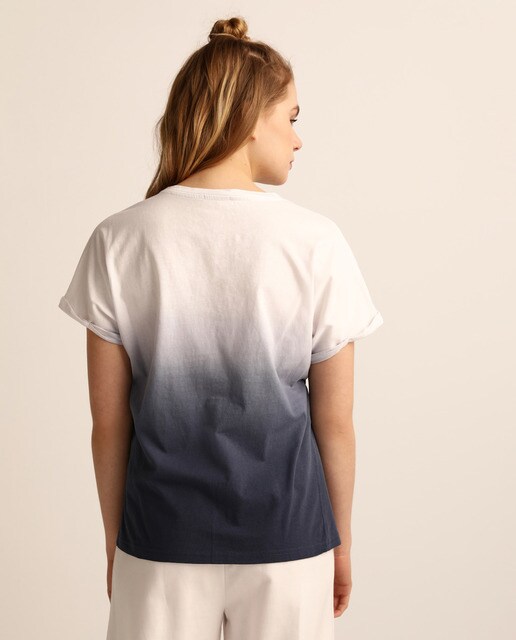 Camiseta degradada mujer Clearance