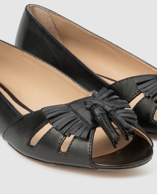 Zapatos planos de mujer Zendra Basic de piel en color negro · Zendra Basic · El Corte Inglés