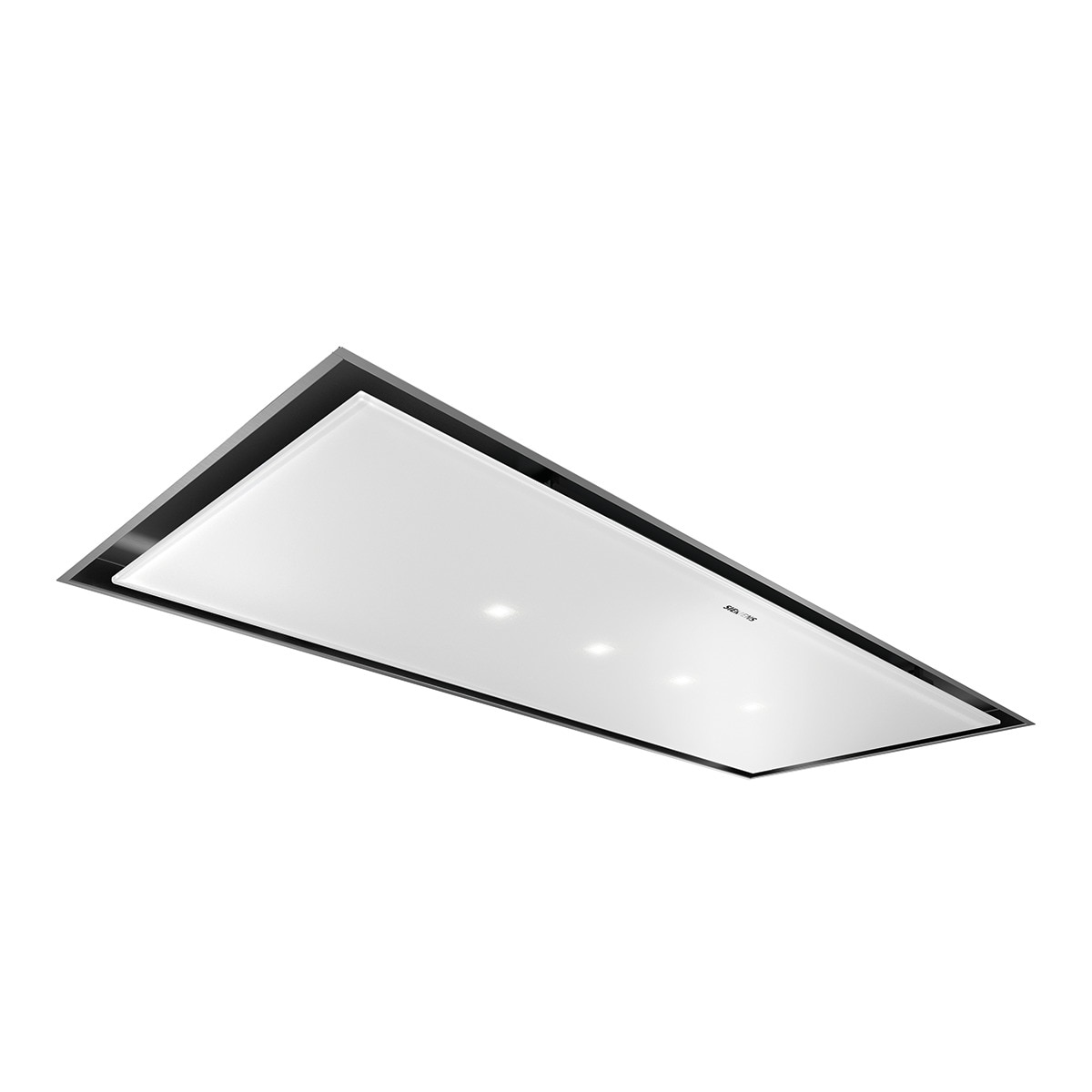 Campana de techo Siemens aspiración perimetral - LR26CBS20 Cristal blanco-1