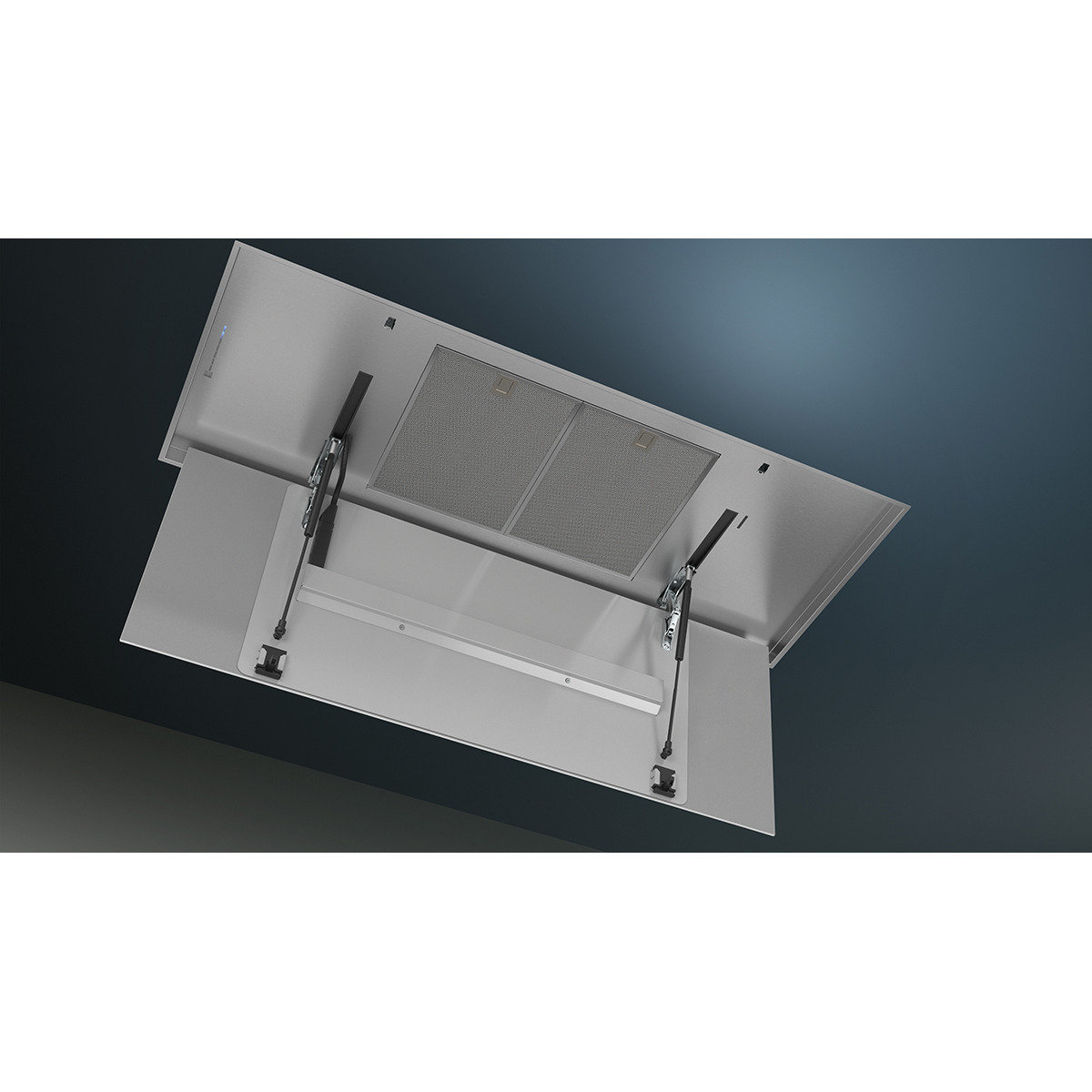 Campana de techo Siemens aspiración perimetral - LR26CBS20 Cristal blanco-3