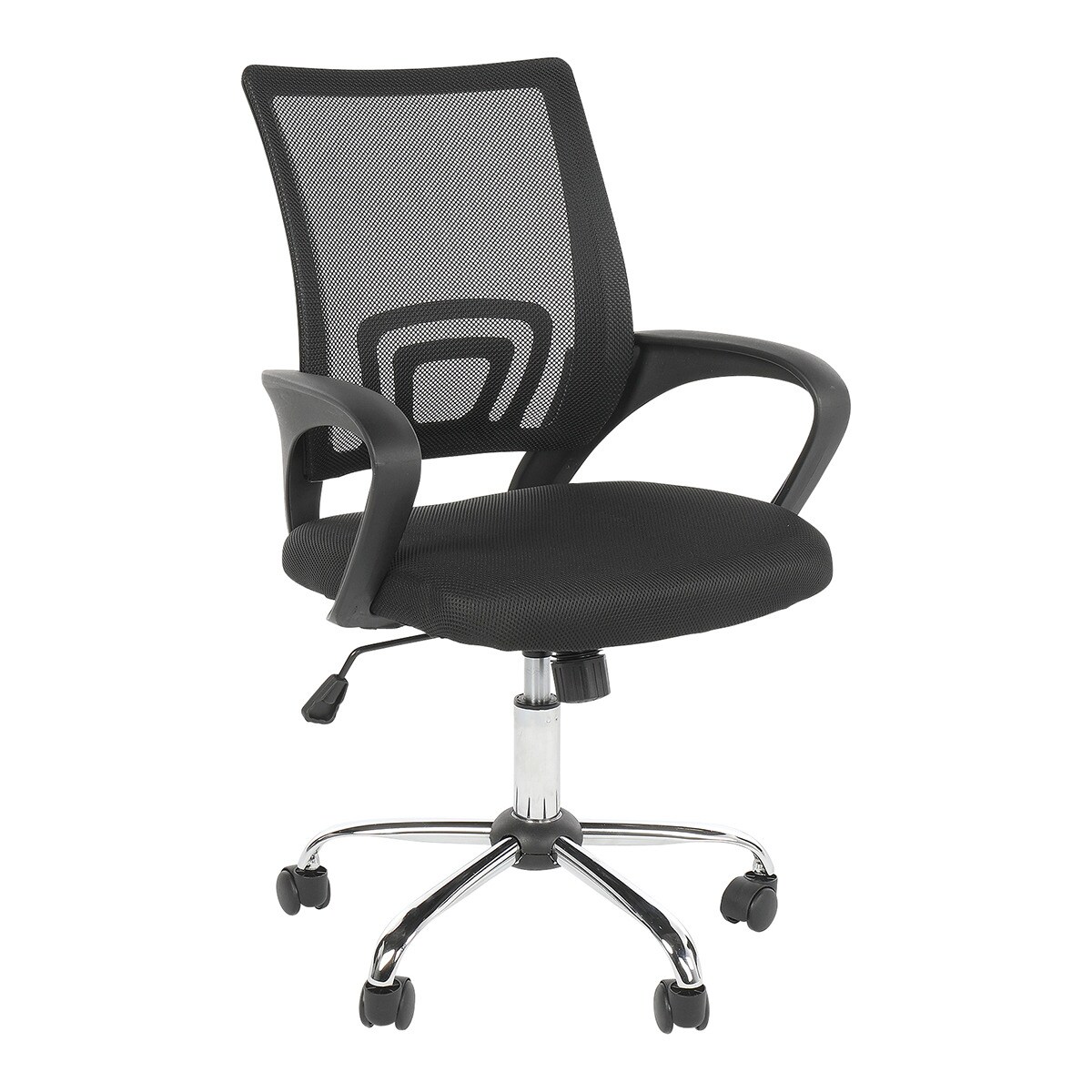 Silla de escritorio giratoria Milán Basics El Corte Inglés Negro-1
