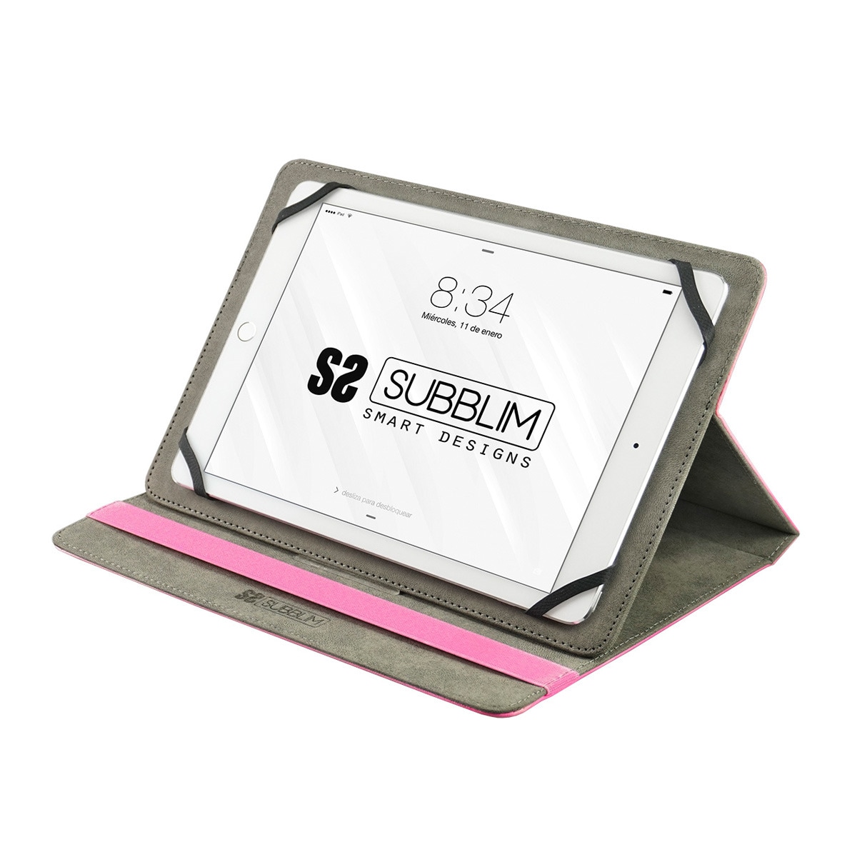 Funda Subblim Fashion Girls para tablets de 22,86 - 25,65 cm (9 a 10,1") Rosa-4