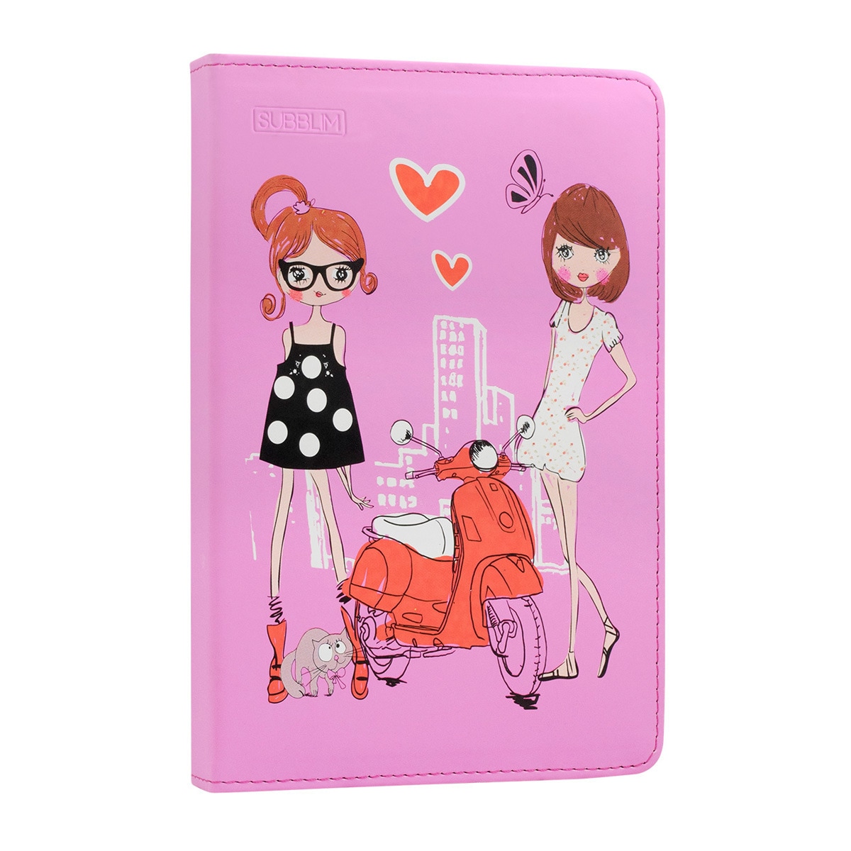 Funda Subblim Fashion Girls para tablets de 22,86 - 25,65 cm (9 a 10,1") Rosa-1
