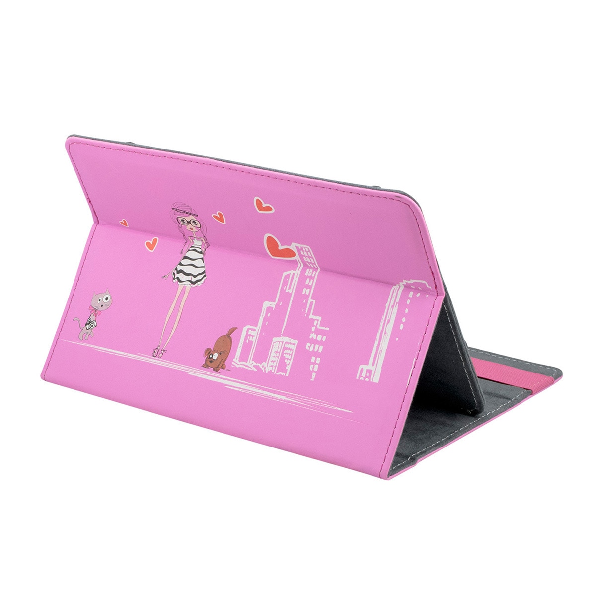 Funda Subblim Fashion Girls para tablets de 22,86 - 25,65 cm (9 a 10,1") Rosa-3
