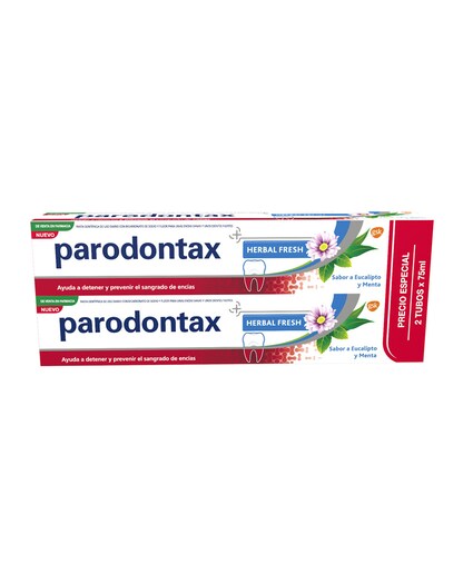 Imagen 0 de Duplo Pasta Dentífrica Parodontax Herbal Fresh