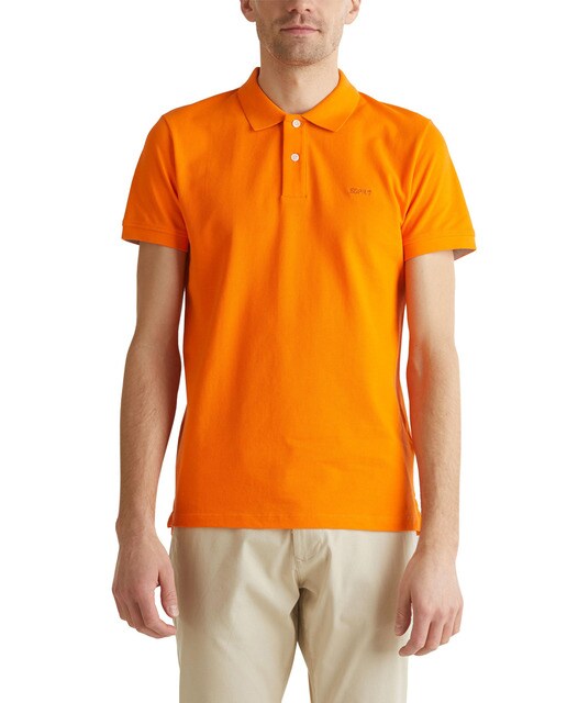 Polo en algodón orgánico de hombre slim