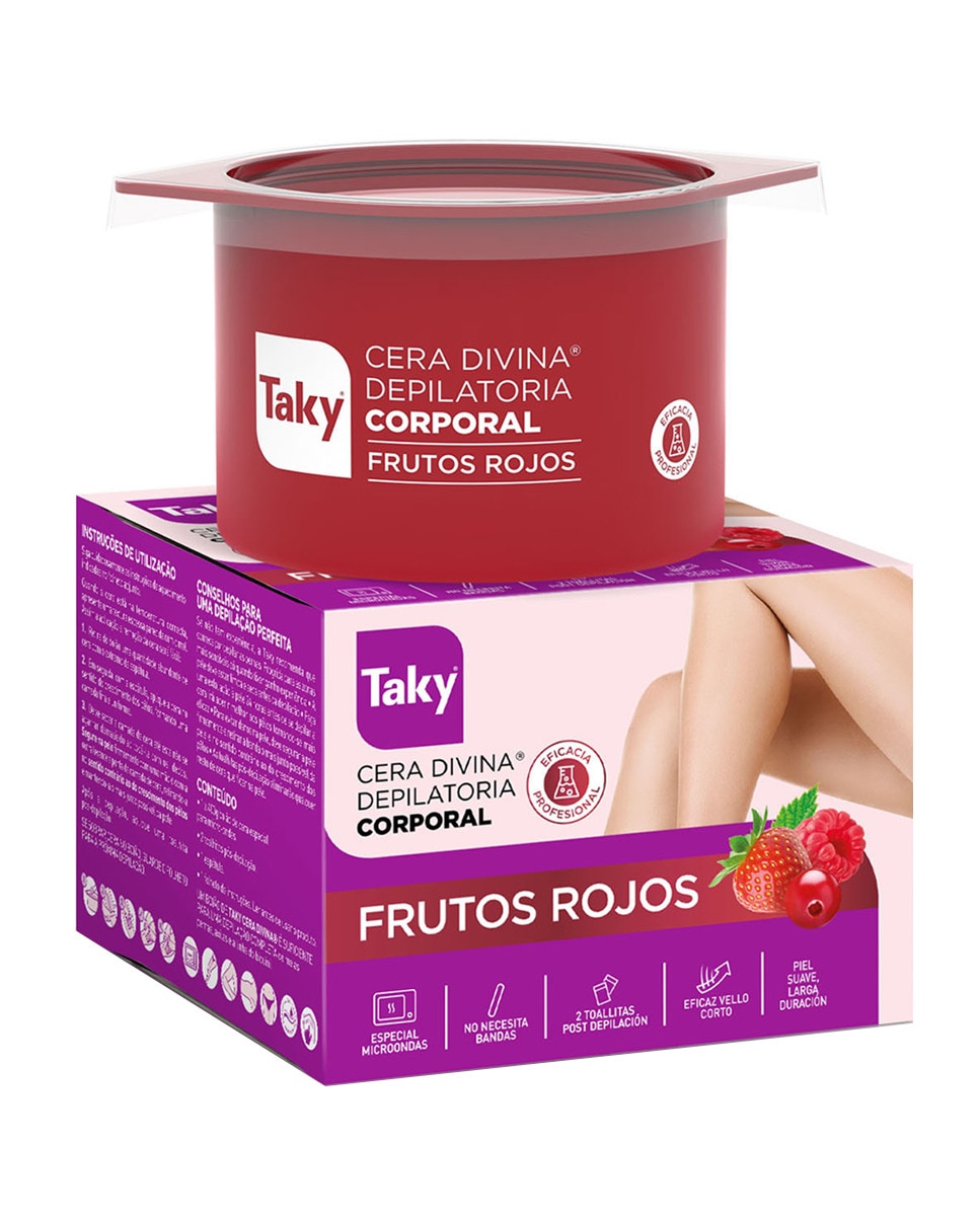 Taky - Cera Caliente Corporal Divina Frutos Rojos