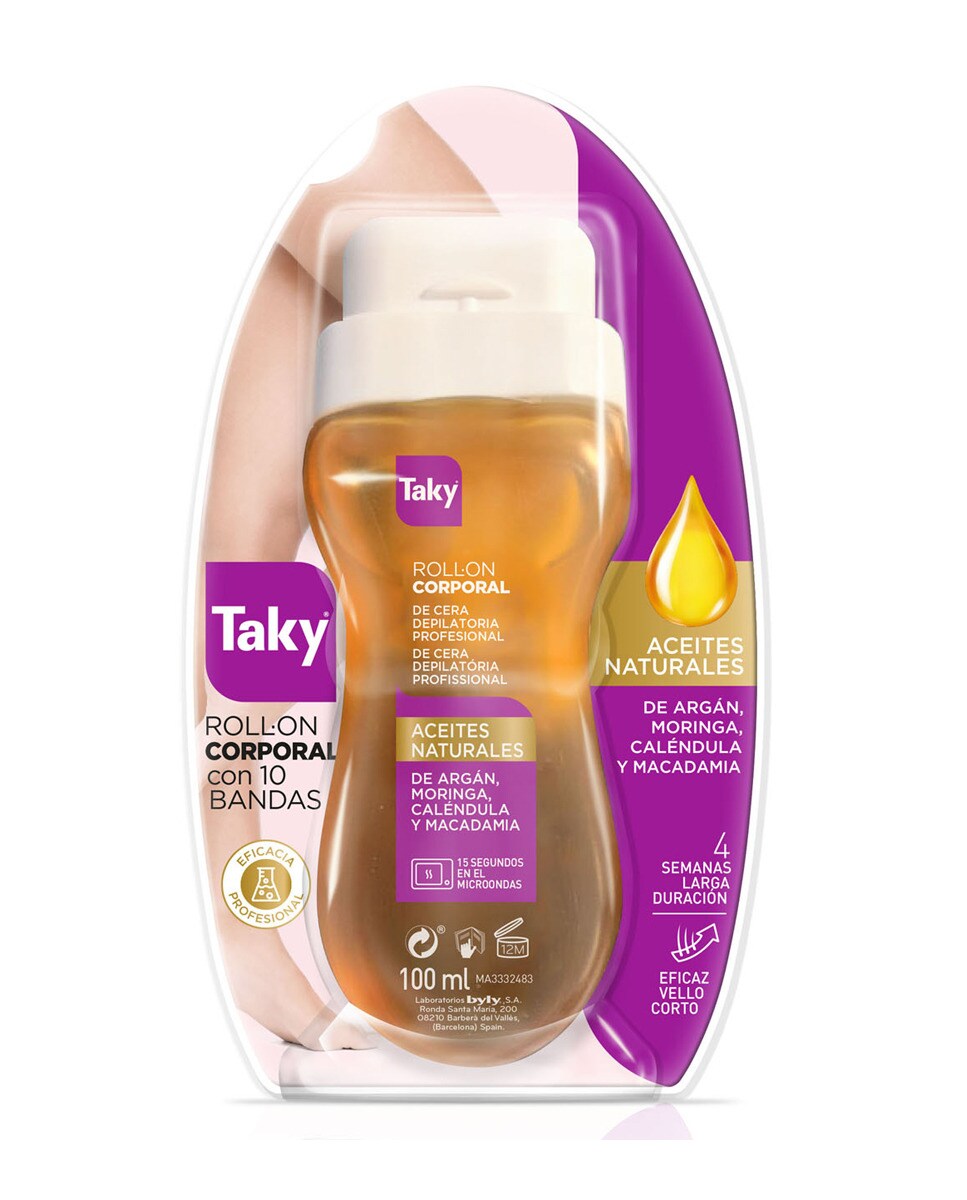 Taky - Cera Tibia Roll-on Corporal Aceites Naturales