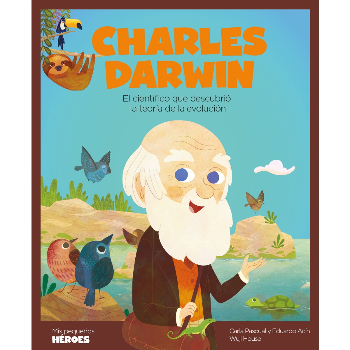 Imagem 0 de Charles Darwin: El científico que descubrió la teoría de la evolución | Libro infantil con juegos y actividades extra | Cuentos para niño (Capa dura)