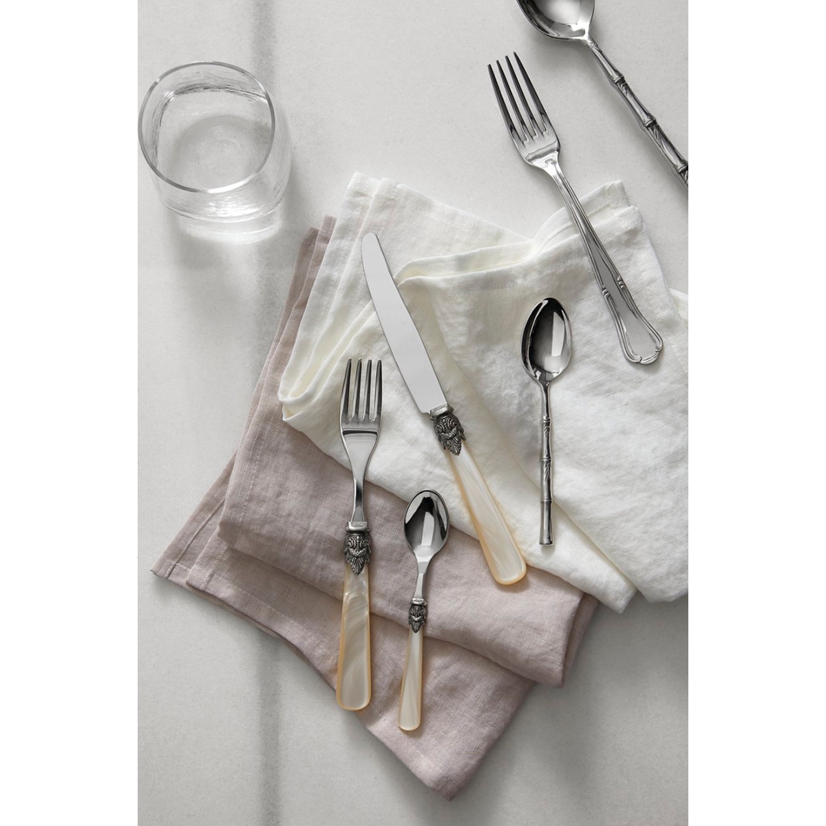 Cuchara de moka Napoleón El Corte Inglés Marfil-5