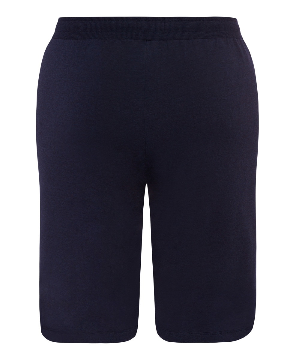 Calções de pijama de malha azul-marinho Azul-marinho-5