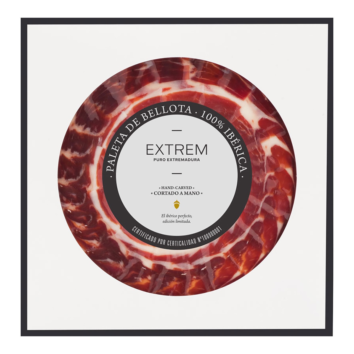 Palette de Bellota % ibérique en tranches Extrem Puro Extremadura