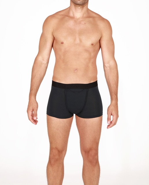 Imagen 0 de Boxer de punto de hombre negro