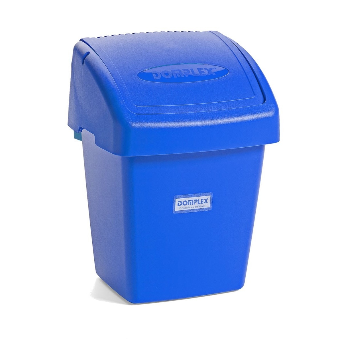 Imagem 0 de Balde do Lixo com Tampa Vai-Vem 3,5L Domplex - Azul