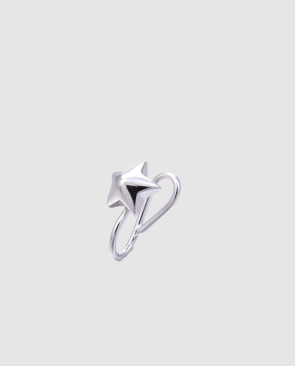 ear cuff plata el corte ingl�s