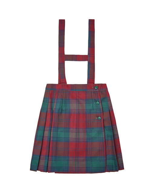 Imagen 0 de Falda de uniforme granate y verde