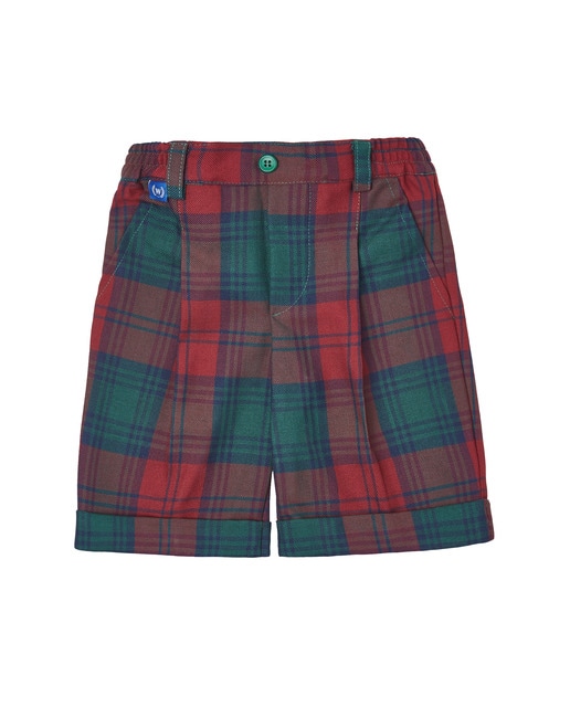 Imagen 0 de Bermuda de uniforme verde y granate