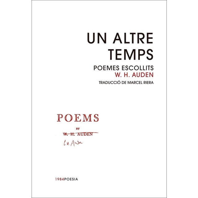 Imagen 0 de Un altre temps: Poemes escollits (Tapa blanda)