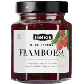 Doce Natural de Framboesa sem Glúten frasco 330 g - Helios