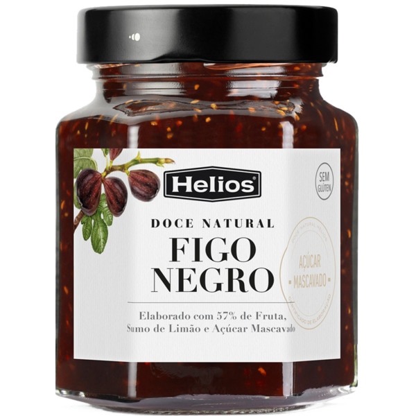 Doce Natural de Figo Negro sem Glúten frasco 330 g