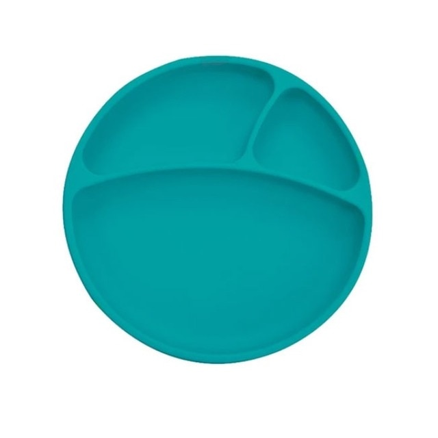 Imagem 0 de Prato com Divisórias Silicone 6m+ Verde Minikoioi