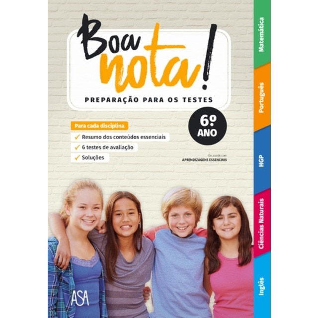 Imagem 0 de Boa nota! Preparação para os Testes - 6.º Ano