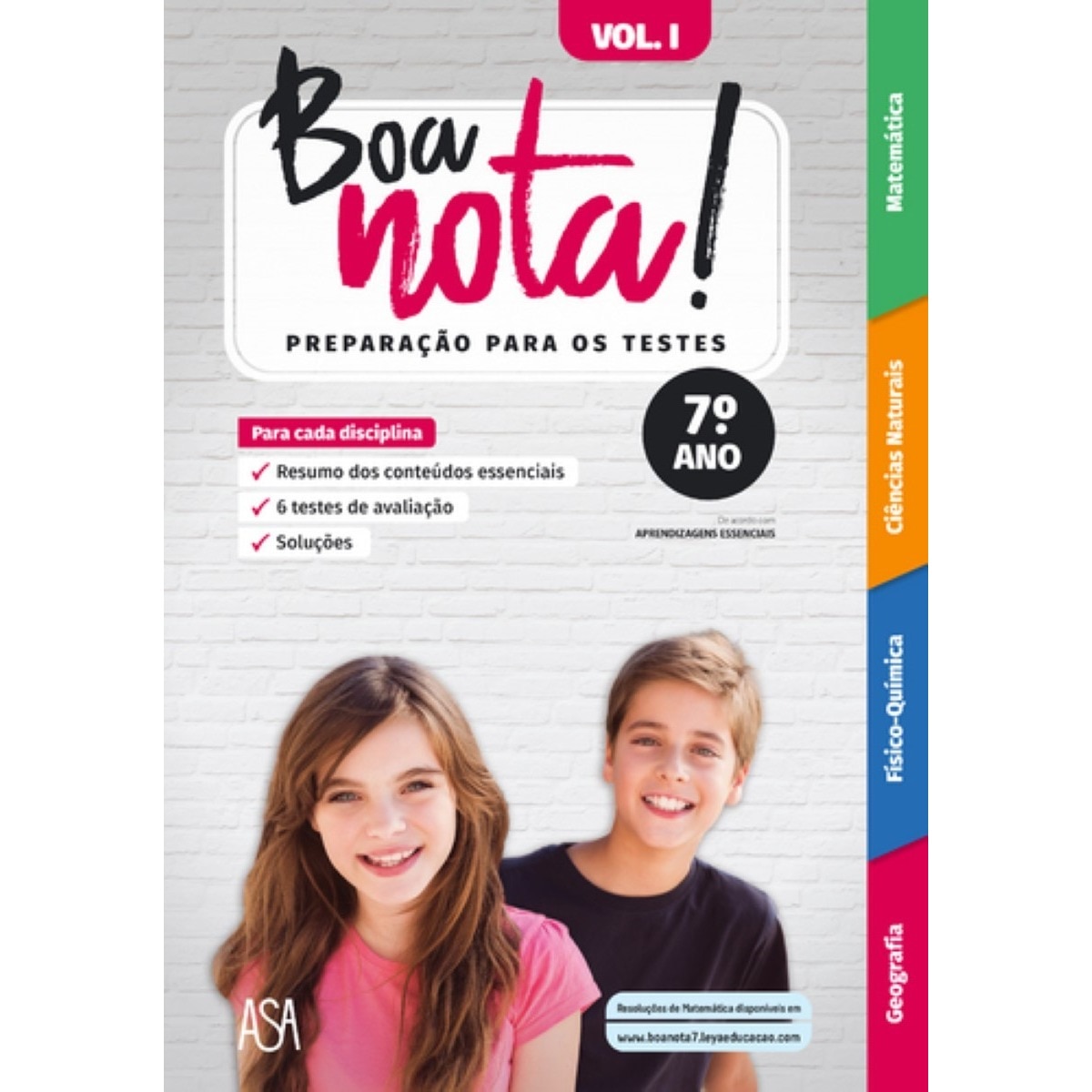 Imagem 0 de Boa nota! Preparação para os Testes - 7.º Ano Volume II