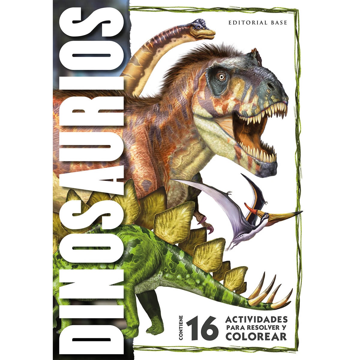 Dinosaurios - 16 actividades para resolver y colorear 1