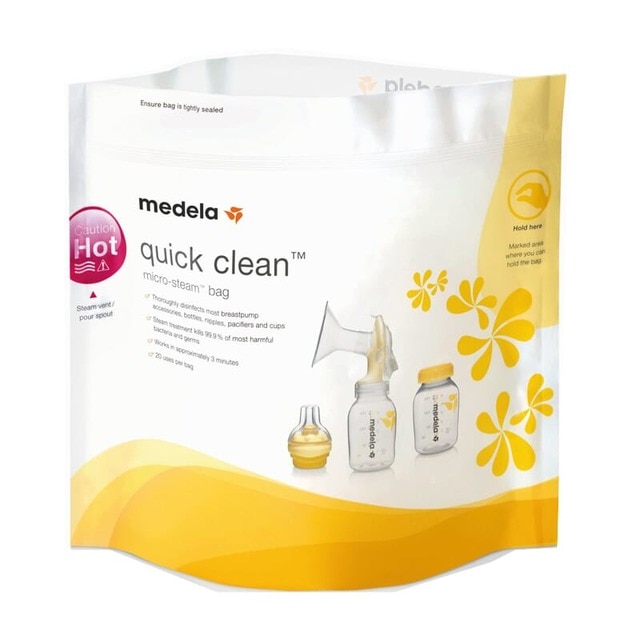 Bolsas para esterilizar em micro-ondas Medela Quick Clean (5 unids.) branco Branco-2