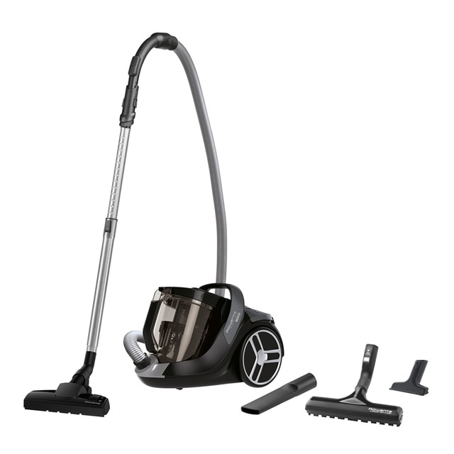 Aspiradora sin bolsa Rowenta - Aspirador Silence Force Cyclonic RO7236EA Con Cabezal De 2 Posiciones Negro