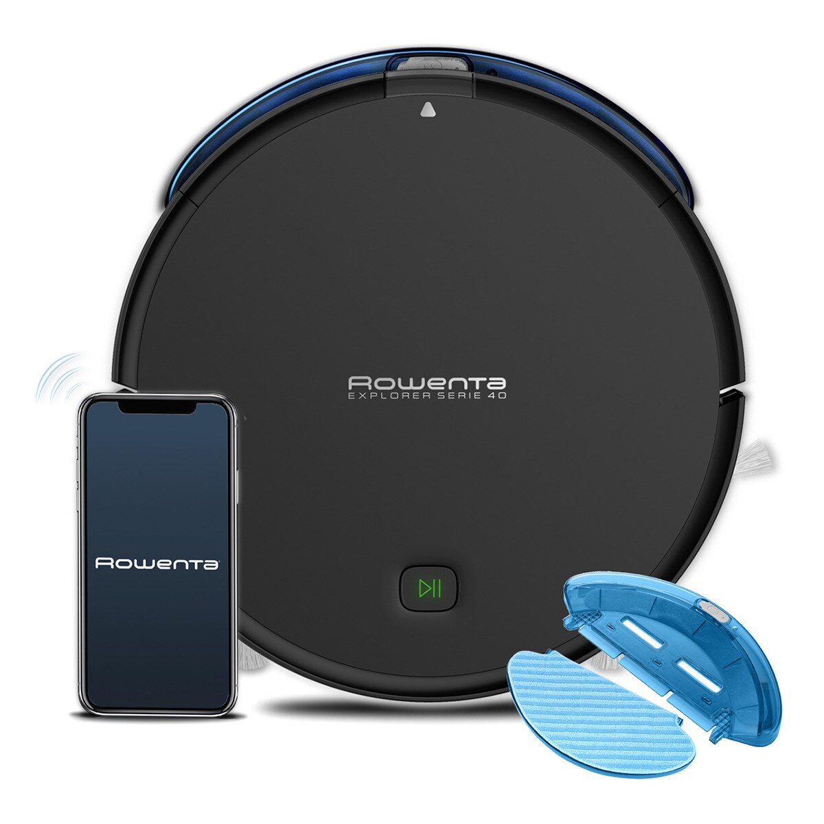 Robot aspirador Rowenta RR7245WH Explorer serie 40 Allergy + Connect –  Electrodomésticos ARO