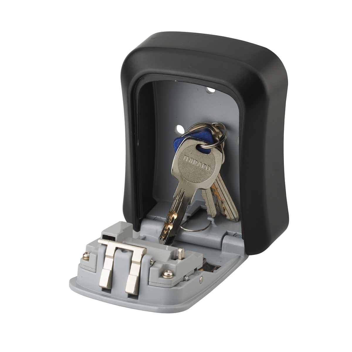 Caja Almacenamiento Llaves con Combinación Negro-2