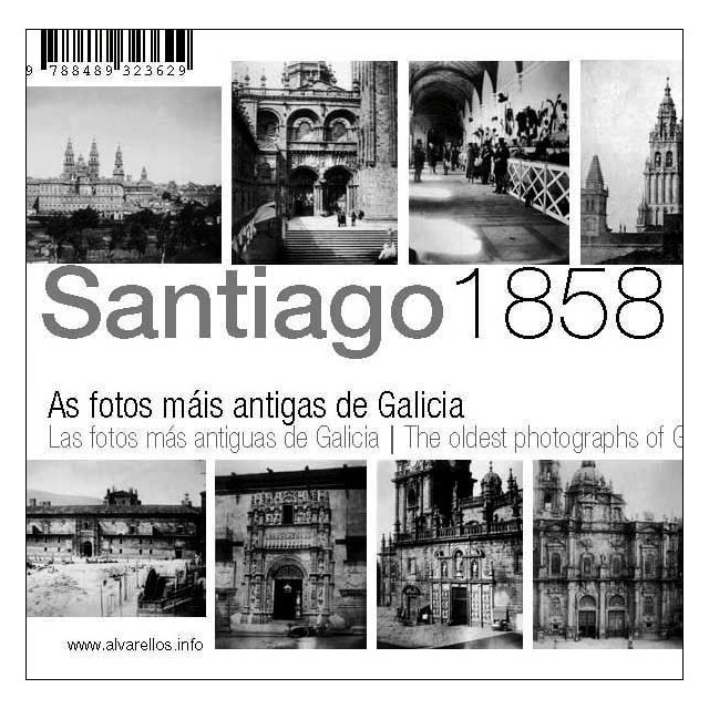 Santiago, 1858 [colección de diez postales]: Las fotos más