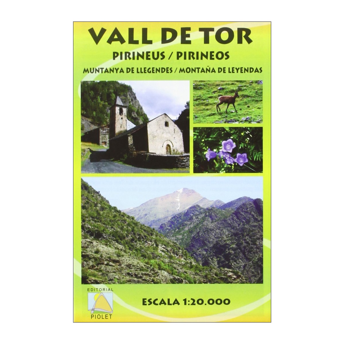 Mapa vall de tor, e 1:20000 pirineus, muntanya de 1
