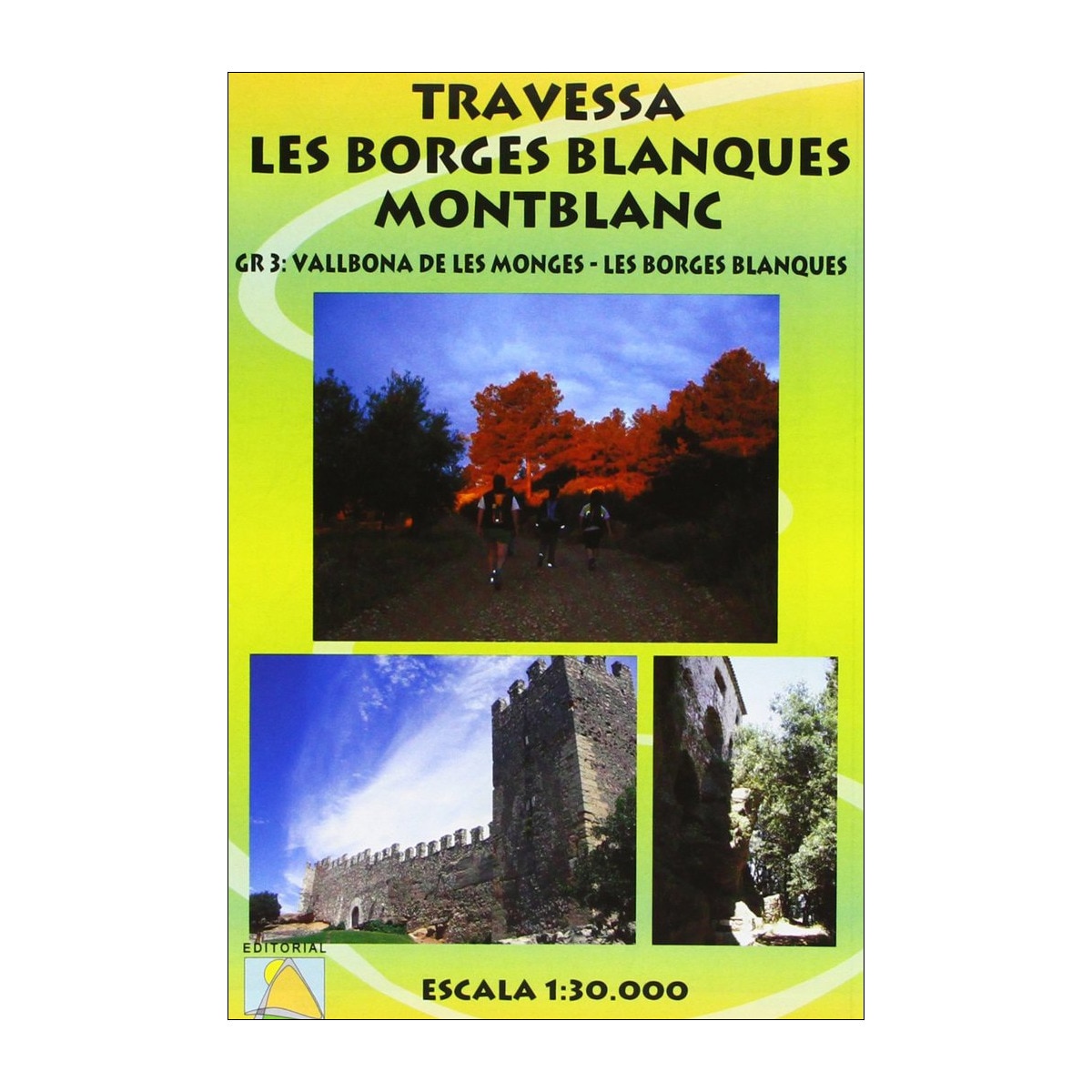 Mapa travessa les borges blanquies-montblanc 1