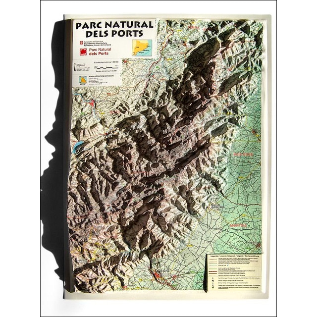 Imagen 0 de Parc natural dels ports. Mapa relleu
