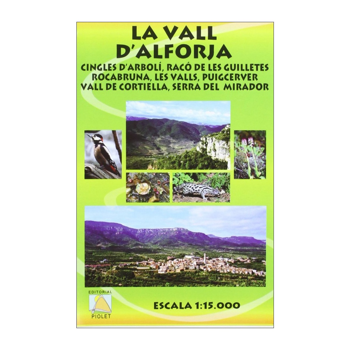 Vall d'alforja, la escala 1:15. 000 1