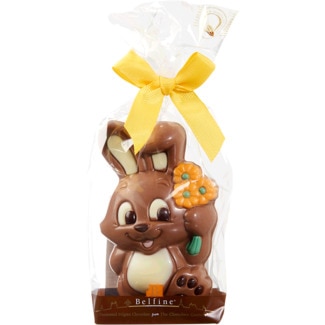 Coelho com Flor de Chocolate embalagem 75 g - Belfine