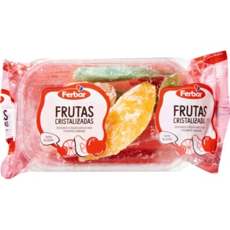 Frutas Cristalizadas embalagem 200 g - Ferbar